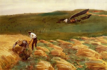 Avion écrasé John Singer Sargent Peinture à l'huile